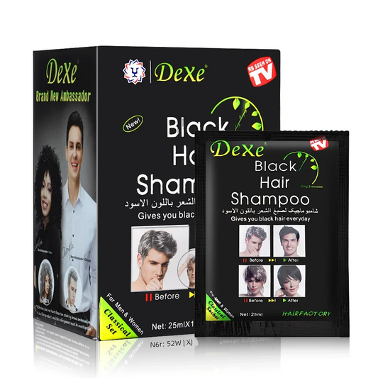 BlackHair® | Shampoo cubre Canas en 5 minutos | Duración Prolongada | Negro