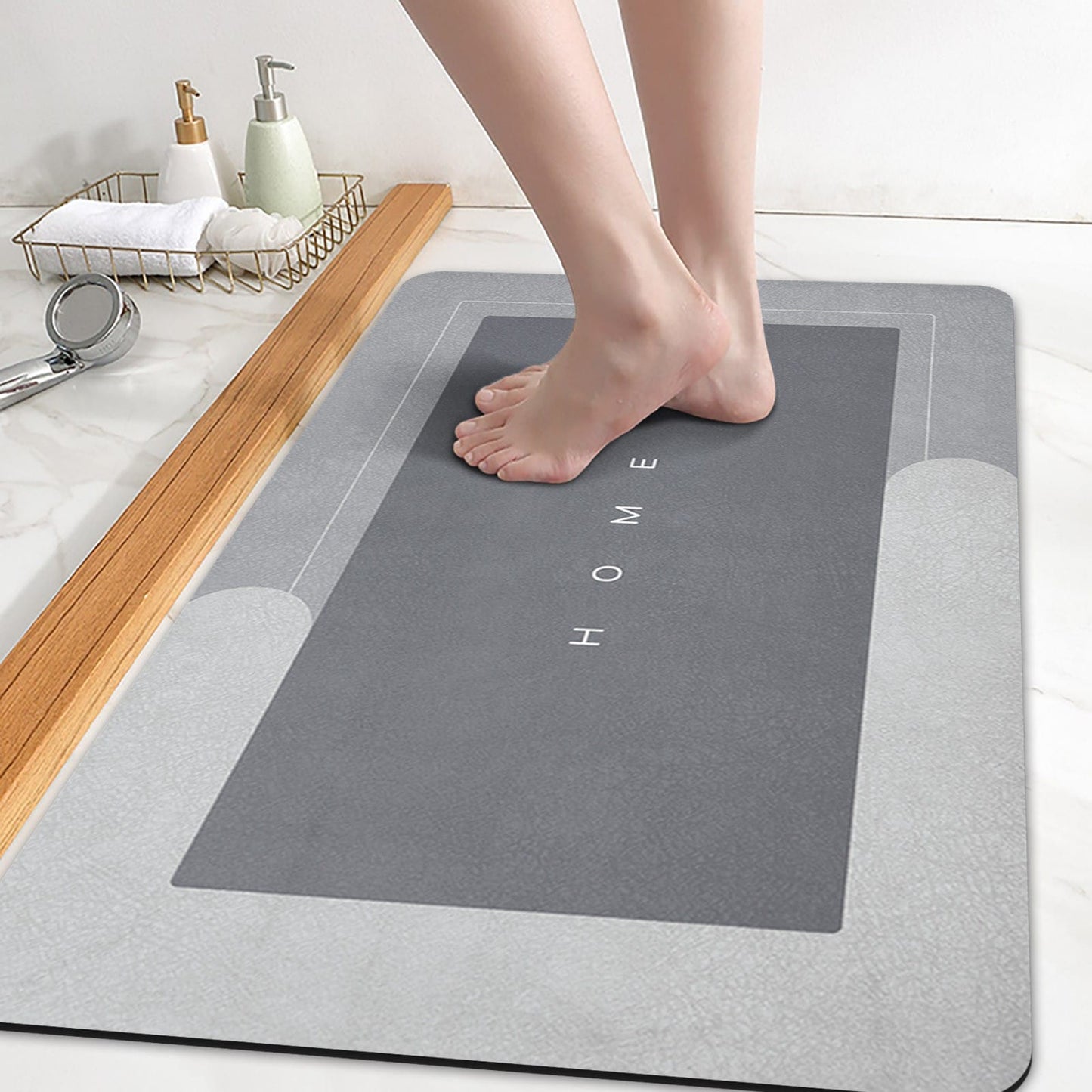 MAGICMAT ™ - ALFOMBRA DE BAÑO ANTI DESLIZANTE SUPER ABSORBENTE