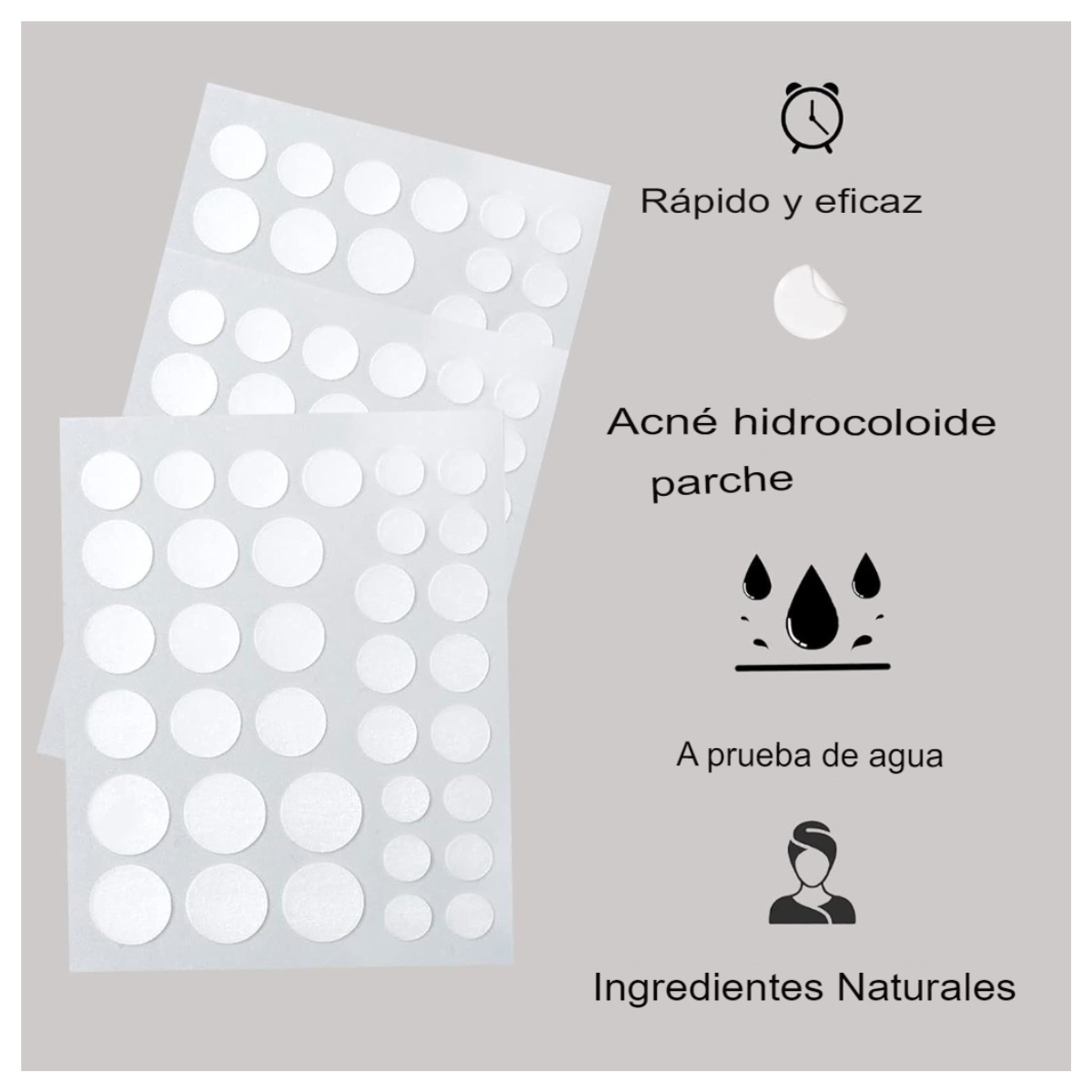 Acné Patch® | Elimina el Acné en horas | 120 Parches Hidrocoloides