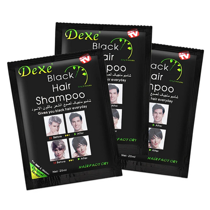 BlackHair® | Shampoo cubre Canas en 5 minutos | Duración Prolongada | Negro