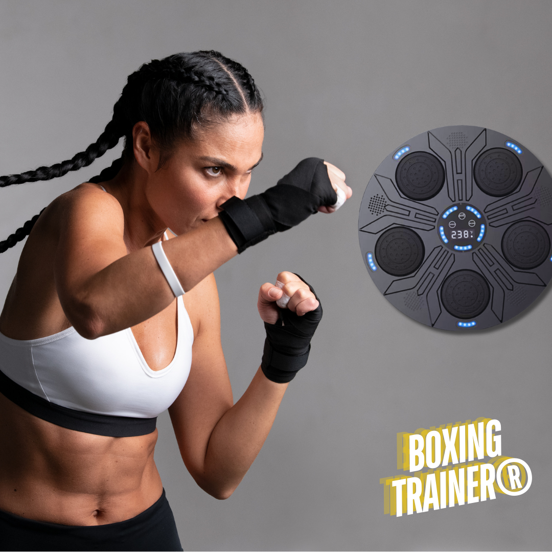 BoxingTrainer® | Máquina de Boxeo  Deluxe Interactiva Musical + Guantes de Regalo 🎁