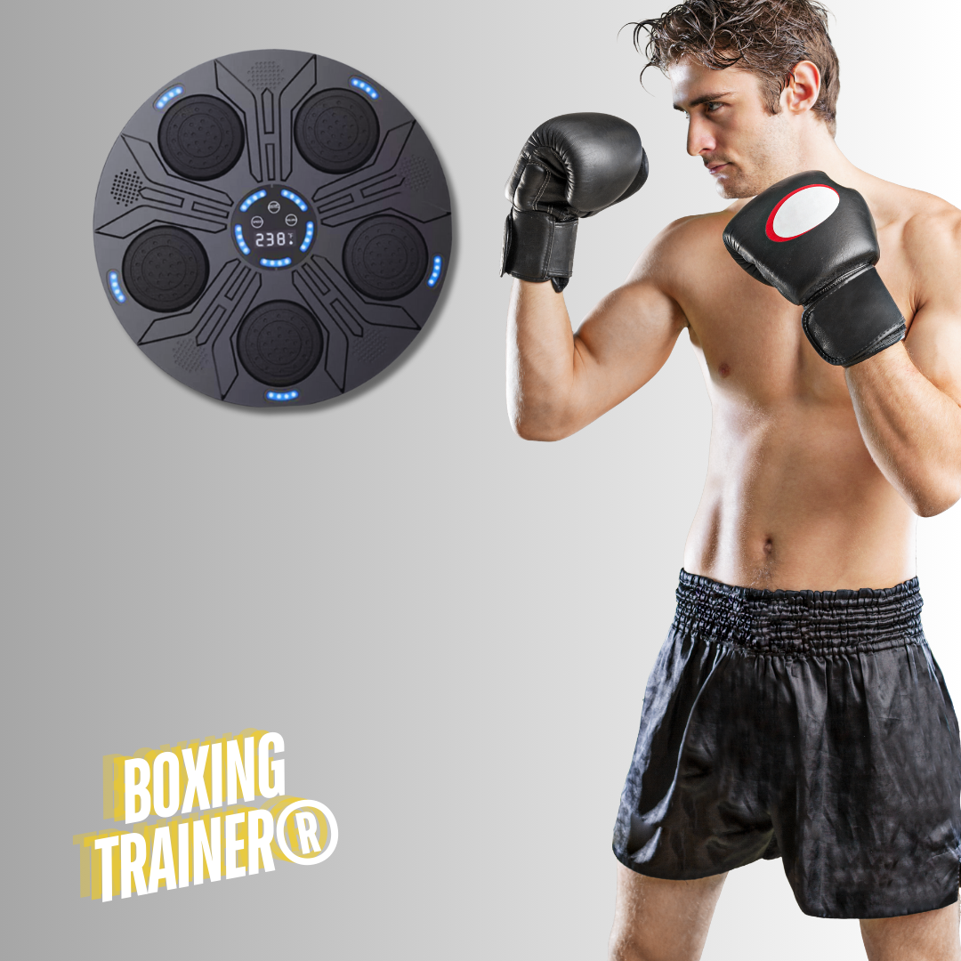 BoxingTrainer® | Máquina de Boxeo  Deluxe Interactiva Musical + Guantes de Regalo 🎁