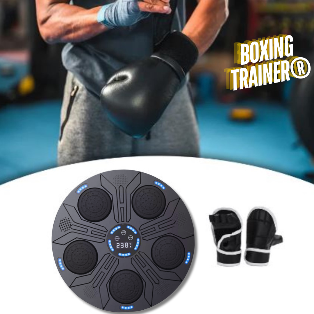 BoxingTrainer® | Máquina de Boxeo  Deluxe Interactiva Musical + Guantes de Regalo 🎁